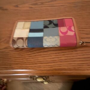 Coach Multicolor Patchwork Wallet
